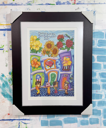 “Flores para la San Se” Cartel Calle San Sebastián 2024